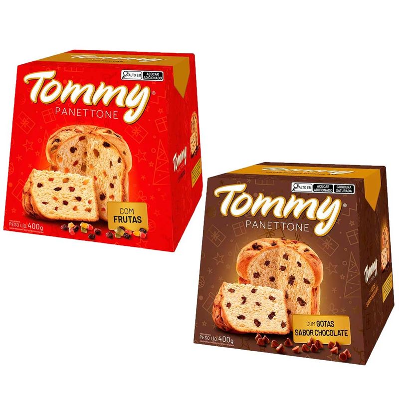 Kit-com-1-Panettone-Frutas---1-Gotas-Chocolate-400g---Tommy