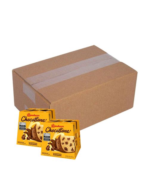 Kit com 6 Mini Chocottone Bauducco Gotas 80g - Bauducco