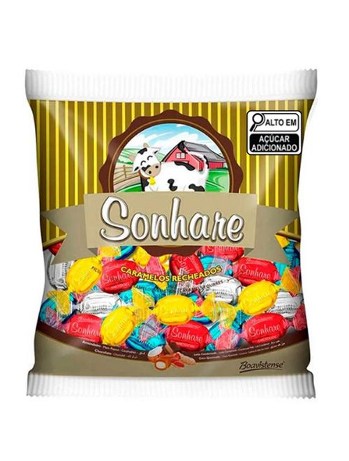 Bala Recheada Sortida Sonhare 500g - Florestal