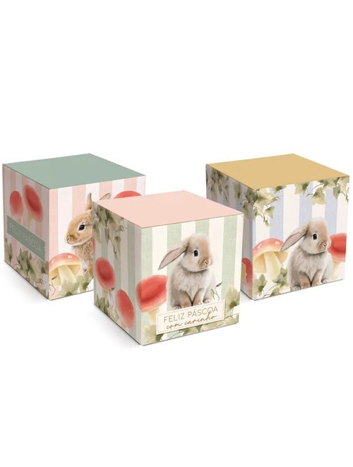Caixa Feliz Páscoa Pop Breeze Sortida 9x9x9 c/1 - Cromus