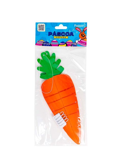 Enfeite Decorativo Cenouras de Páscoa 25cm c/2 - Popper
