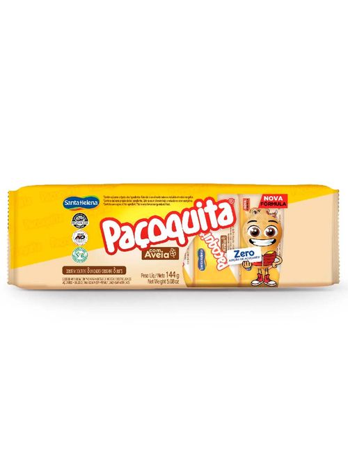 Paçoca com Aveia Zero Açúcar Paçoquita c/8 - Santa Helena