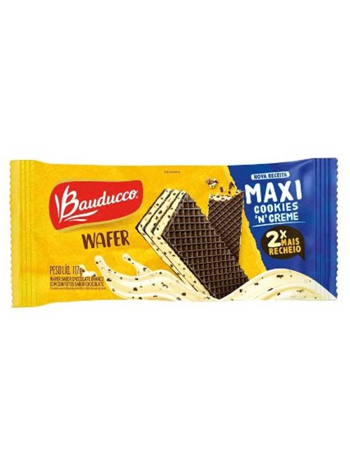 Biscoito Wafer Maxi Cookies 117g - Bauducco