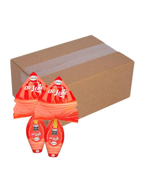 Ovo de Páscoa Chocolate Ao Leite 150g c/15 - Top Cau