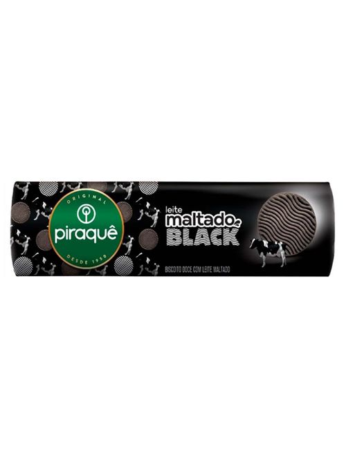 Biscoito Leite Maltado Black 132g - Piraquê