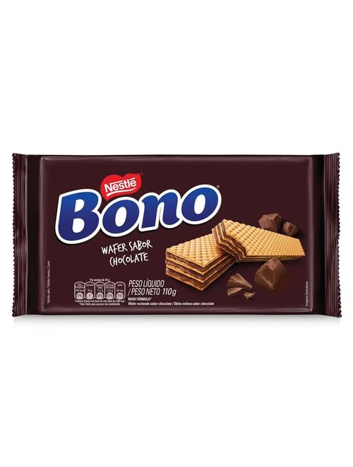 Biscoito Wafer Chocolate Bono 110g - Nestlé