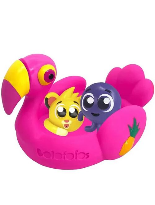 Ovo Pequeno Esguicho Bolofofos Flamingo Abacaxi - Lider