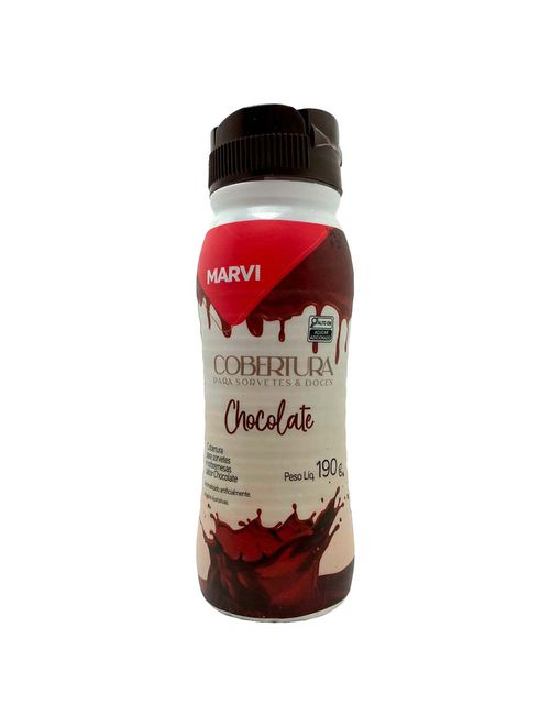 Cobertura para Sorvete Chocolate 190g - Marvi