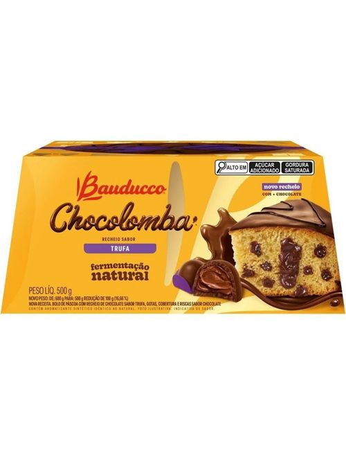 Colomba Pascal Trufa 500g - Bauducco