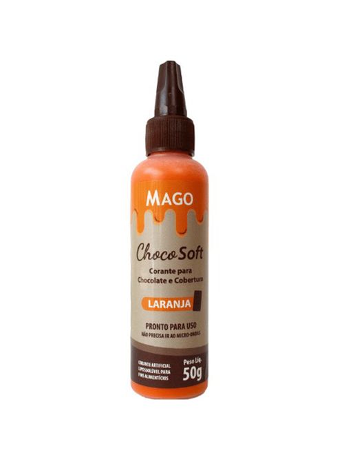 Corante Choco Soft Laranja 50g - Mago