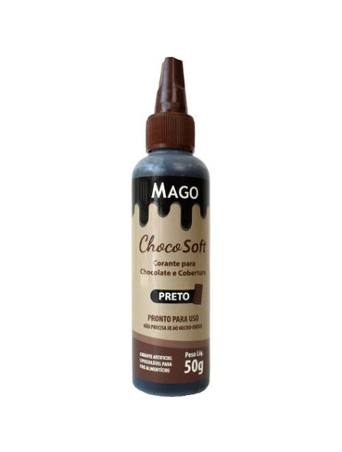 Corante Choco Soft Preto 50g - Mago