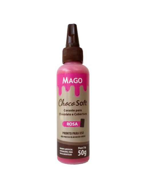 Corante Choco Soft Rosa 50g - Mago
