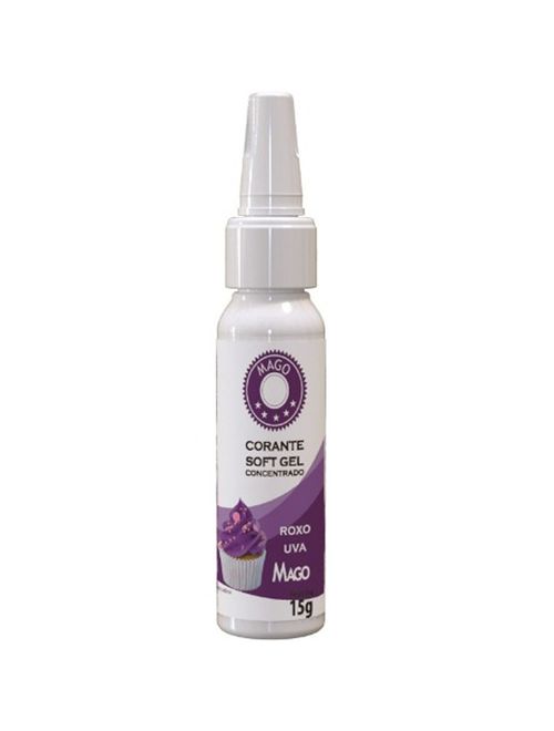 Corante Soft Gel Concentrado Uva 15g - Mago