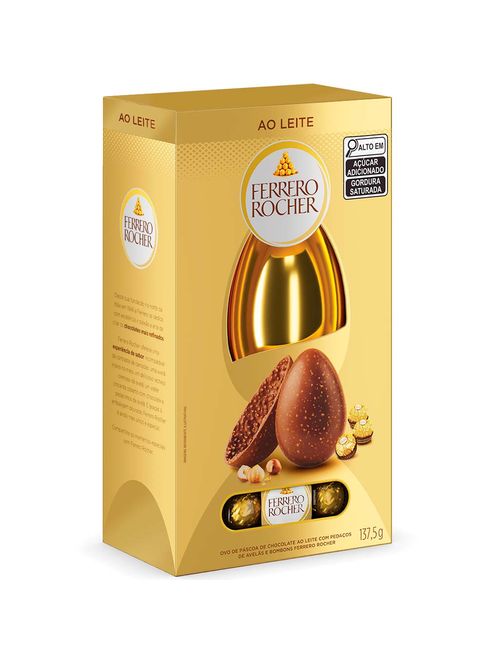 Ovo de Páscoa Ferrero Rocher 137,5g - Ferrero