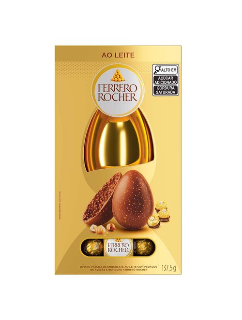 Ovo de Páscoa Ferrero Rocher 137,5g - Ferrero
