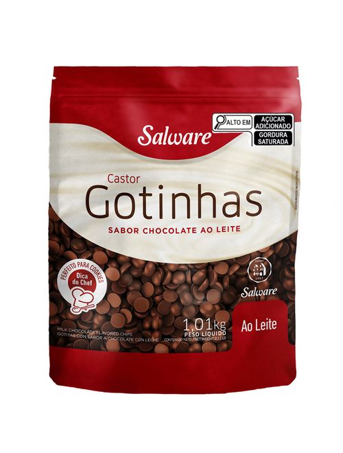 Gotinhas Forneáveis Sabor Chocolate ao Leite 1,01kg - Salware