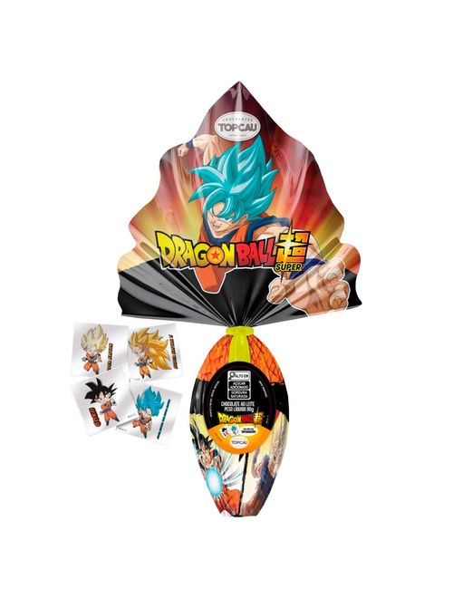 Ovo de Páscoa Dragon Ball Tatuagem 80g - Top Cau