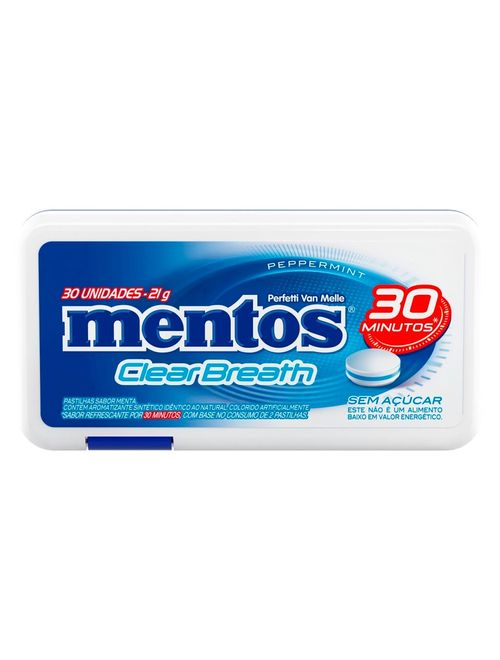 Pastilha Mentos ClearBreath PepperMint c/9 - Perfetti