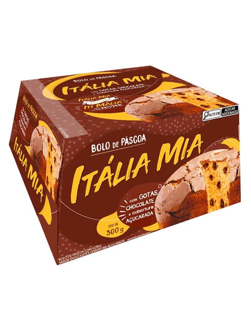 Bolo de Páscoa Itália Mia Gotas de Chocolate 300g - Romanato