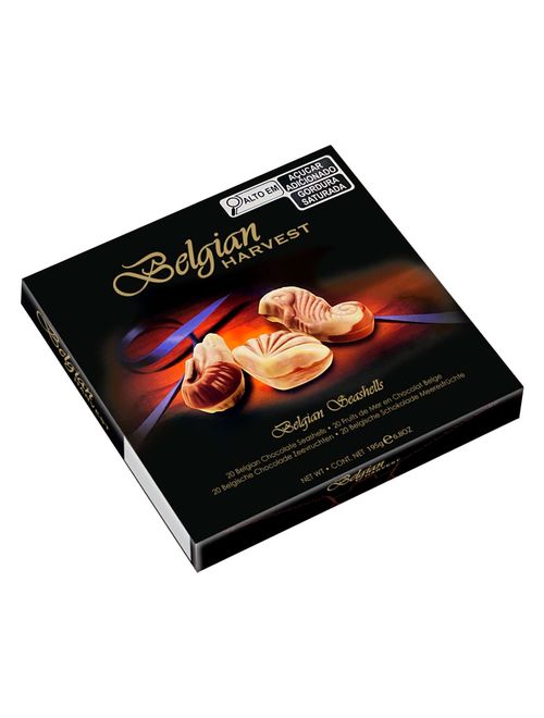 Bombom Chocolate Sortido Seashells 195g - Belgian Harvest