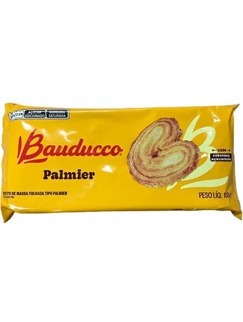 Biscoito Massa Folhada Palmier 100g - Bauducco