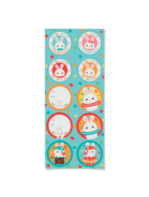 Adesivos Decorativos Doçura Páscoa c/30 - Carber