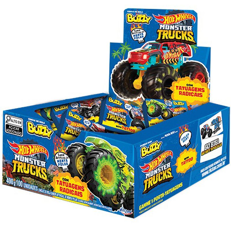 Chiclete-Buzzy-Hot-Wheels-Menta-Polar-c-90---Riclan