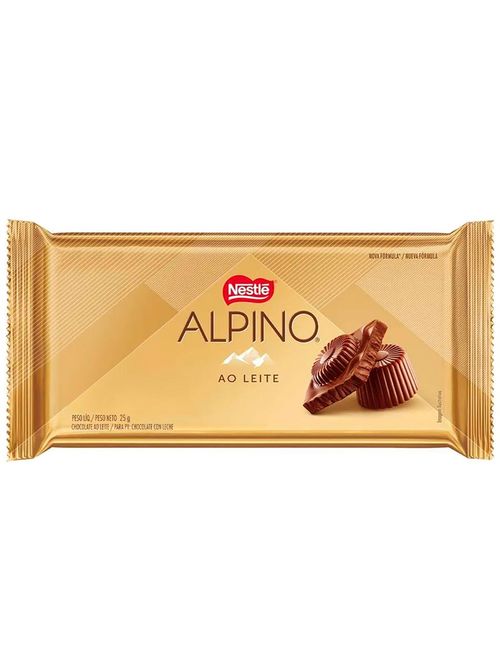 Tablete de Chocolate Alpino 25g c/22 - Nestlé