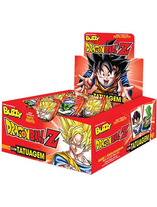 Chiclete Buzzy Dragon Ball Z Tutti Frutti c/90 - Riclan