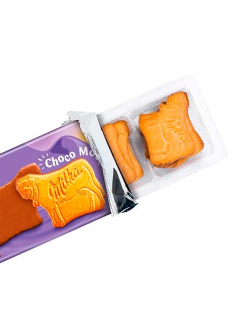 Biscoito Coberto Chocolate Choco Moo 120g - Milka