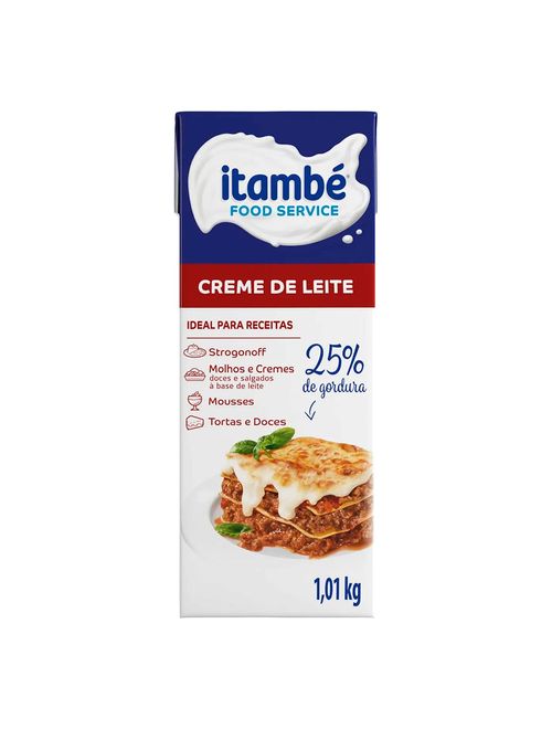 Creme de Leite 25% Cartonado 1,01kg - Itambé