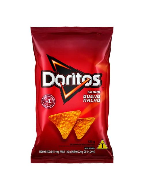 Salgadinho Doritos Queijo Nacho 120g - Elma Chips