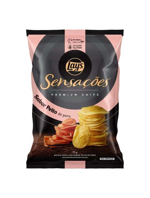 Batata Lays Sensações Peito de Peru 70g - Elma Chips