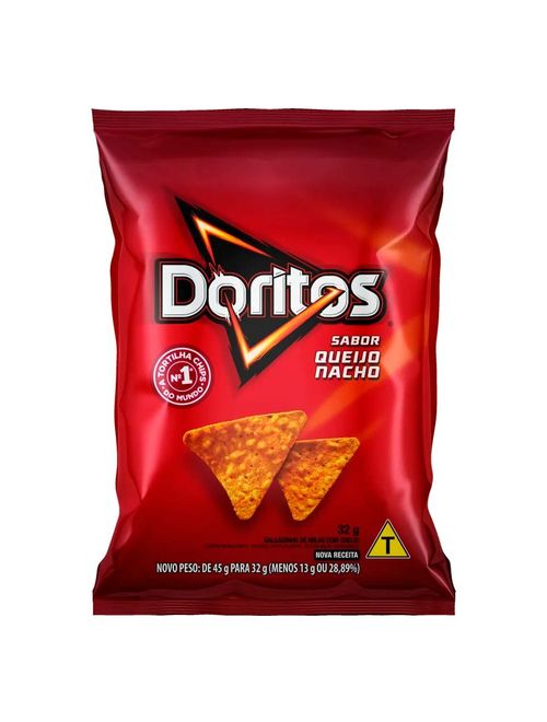 Salgadinho Doritos Queijo Nacho 32g - Elma Chips