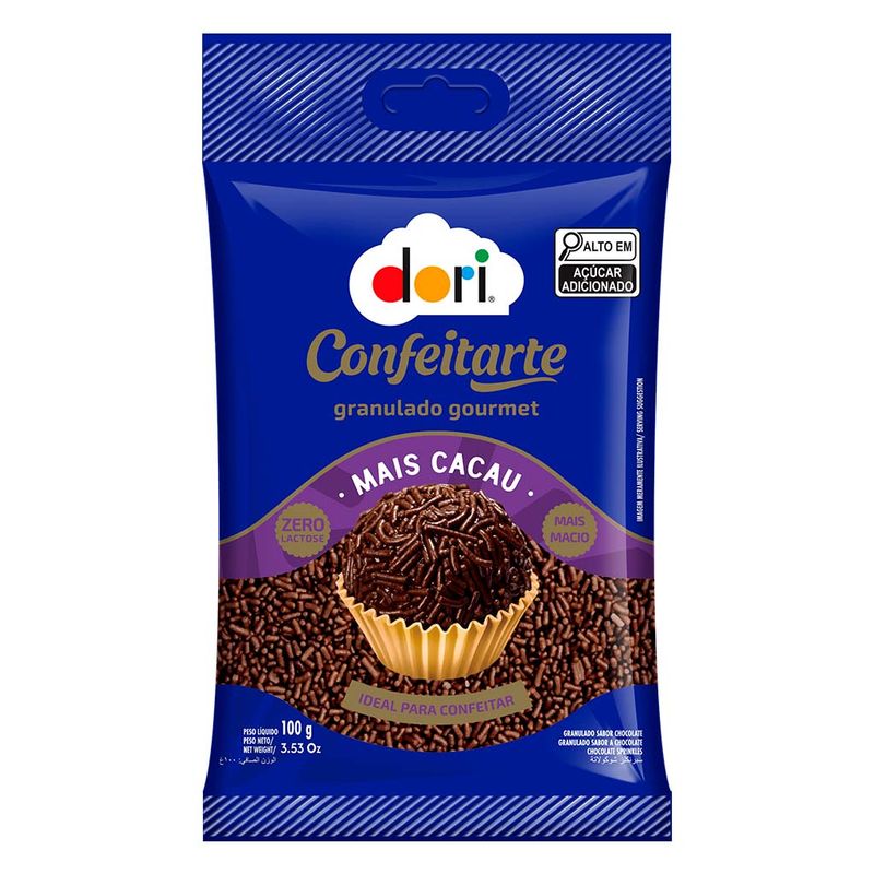 Granulado-Chocolate-Gourmet-Mais-Cacau-Confeitarte-100g---Dori