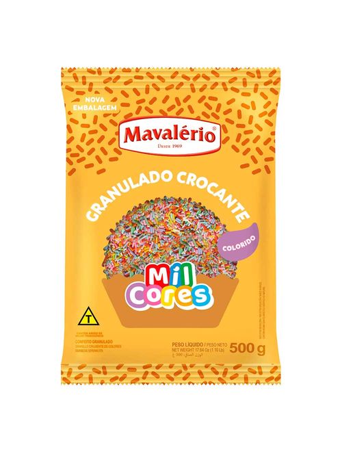 Granulado Colorido Crocante Mil Cores 500g - Mavalério