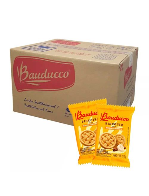 Biscoito Rosquinha Banana com Canela Sachê c/400 - Bauducco