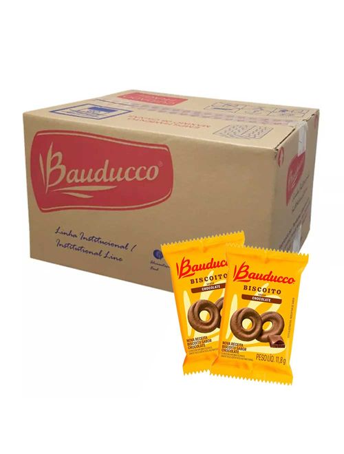 Biscoito Rosquinha Chocolate Sachê c/400 - Bauducco
