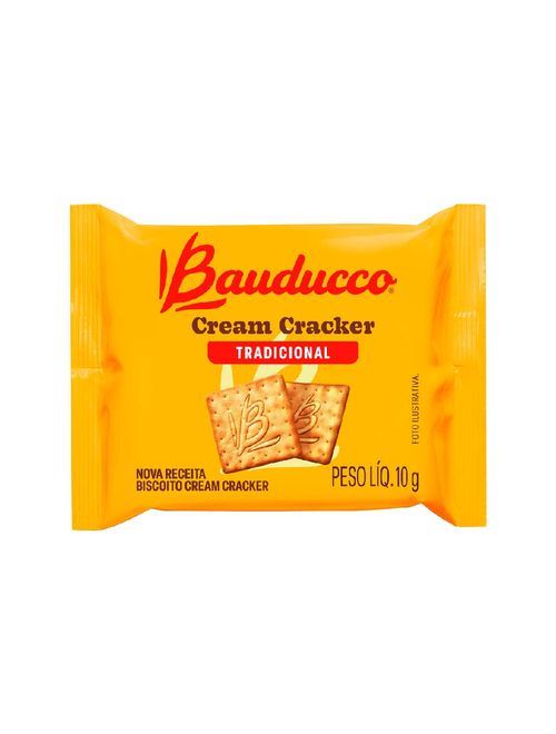 Biscoito Cream Cracker Tradicional Sachê 10g - Bauducco