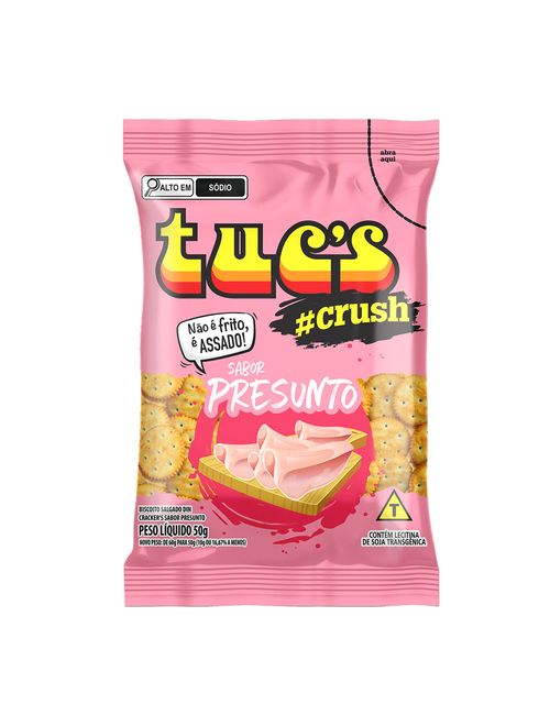 Biscoito Tucs Crush Presunto 50g - Bela Vista