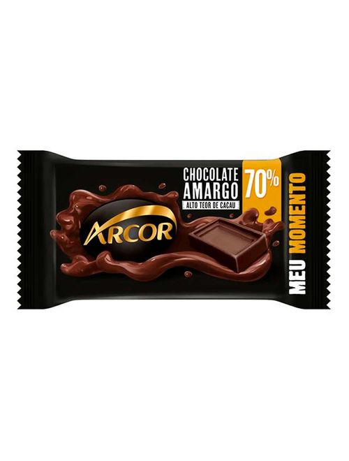 Tablete Amargo 70% 20g c/18 - Arcor
