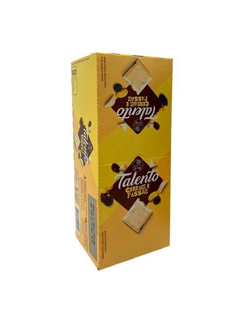 Mini Tablete de Chocolate Talento Branco Cereais 25g c/15g - Garoto