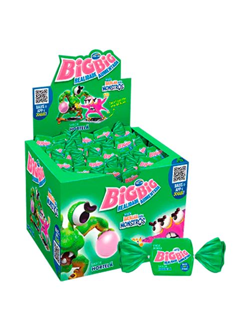 Chiclete Hortelã Big Big Realidade Aumentada 315g - Arcor