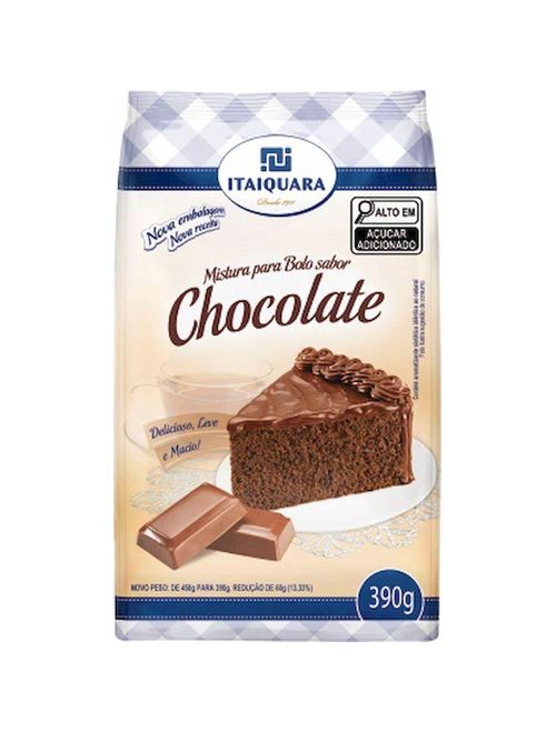 Mistura de Bolo Sabor Chocolate 390g - Itaiquara