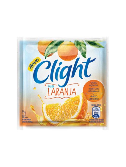 Suco em Pó Laranja c/15 - Clight