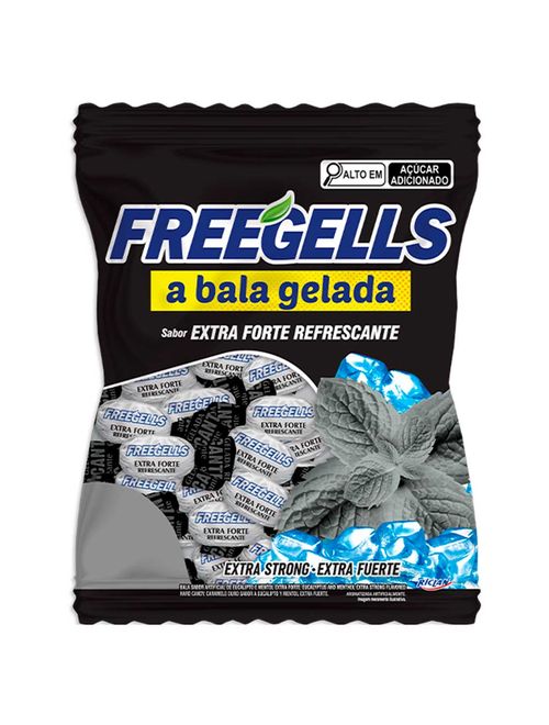 Bala Dura Freegells Extra Forte Refrescante 475g - Riclan