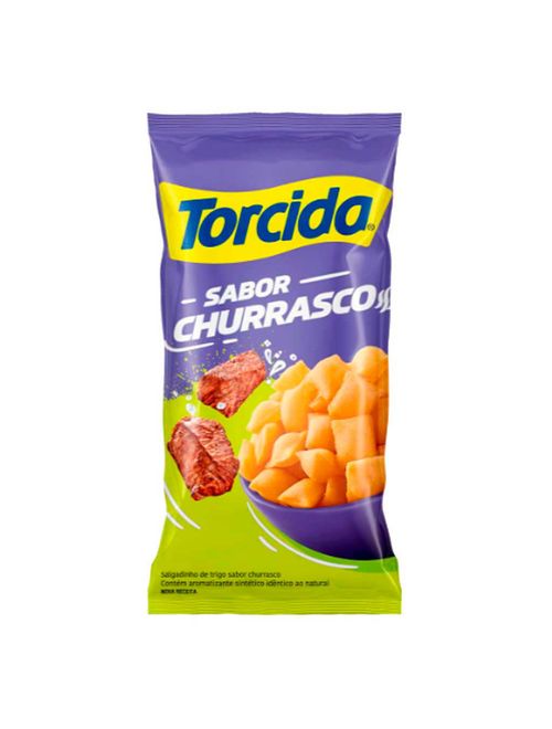 Kit 24 Salgadinhos Torcida Churrasco 60g - Lucky
