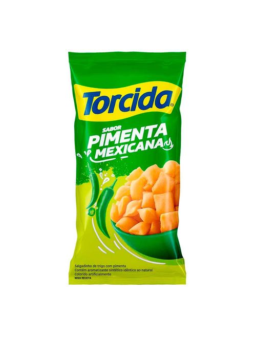 Kit 24 Salgadinhos Torcida Pimenta Mexicana 60g - Lucky