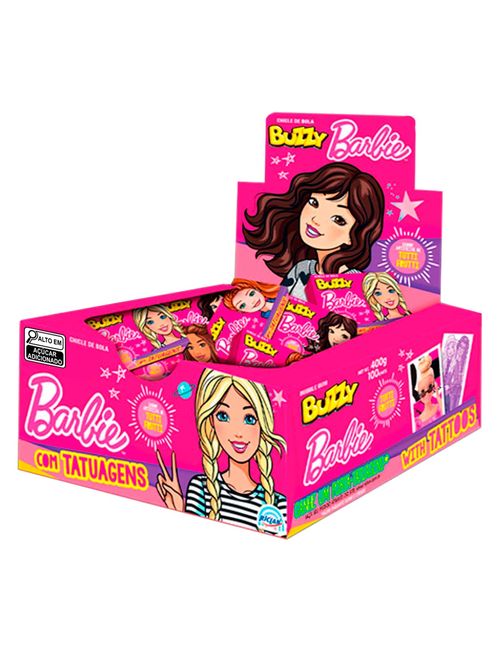 Chiclete Buzzy Barbie Tutti Frutti c/90 - Riclan