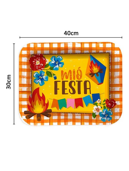 Festa Junina Arraiá Bandeja Laminada R5 - Cromus
